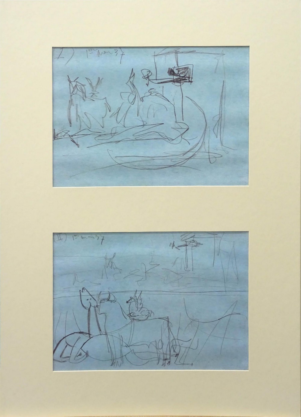 Pablo Picasso. Bocetos para el Guernica