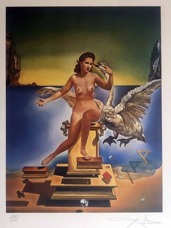 Salvador Dalí Leda atómica MVI MM Subasta Real Subastas de Arte