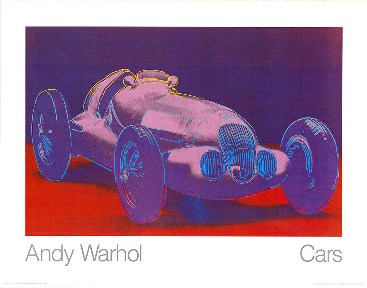 Andy Warhol Mercedes Benz F Rmula Coche De Carreras W