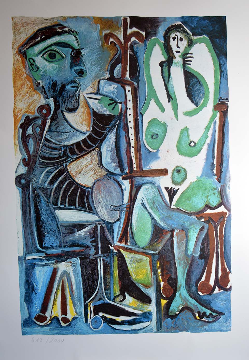 Pablo Picasso El Pintor Y Su Modelo 613 2000 Subasta Real