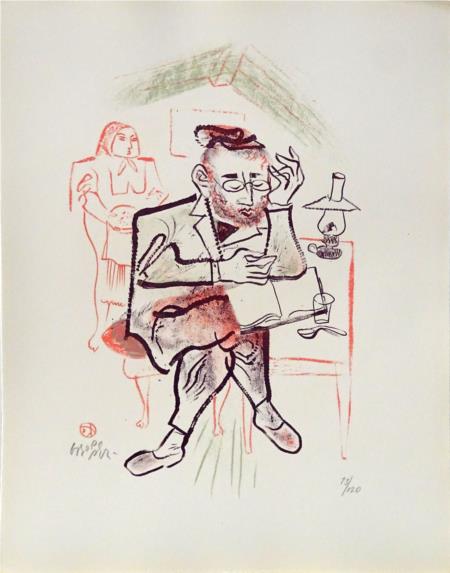 William Gropper The Shtetl 2 73 120 Subasta Real Subastas De   Twilliam Gropper The Shtetl 8 73120 13420 1 