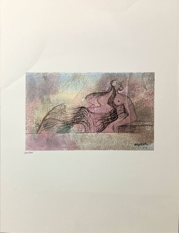 Henry Moore: litografía sin título 3000/3000