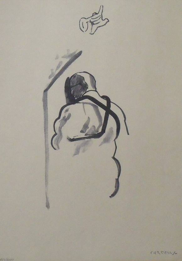 Joan Cardells. Litografía Galería de Arte Contemporáneo. 1999. Firmada en plancha. Certificado de autenticidad.