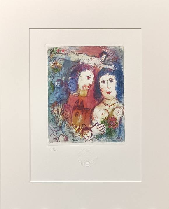 Marc Chagall: litografía sin título 201/333
