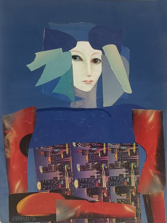Lia Kaufman: técnica mixta y collage sin título (1993)