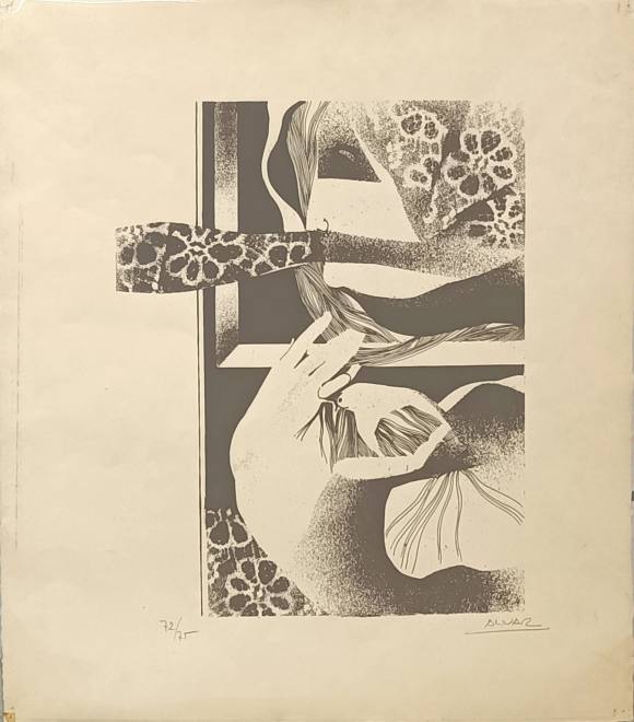 Àlvar Suñol: litografía sin título 72/75