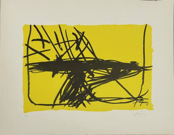 Antoni Tàpies: untitled lithografy P.A.