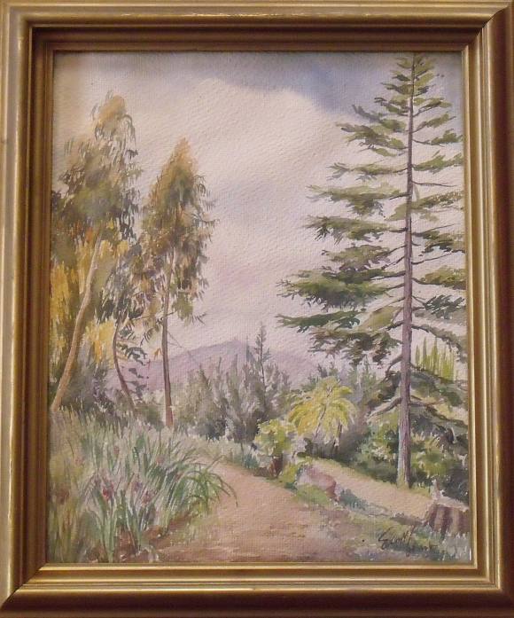 E. Coll Bonet. Acuarela sobre papel. 