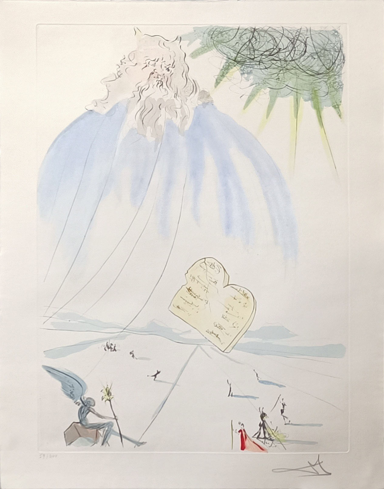 Salvador Dalí Moses 59400 Subasta Real · Subastas De Arte Online