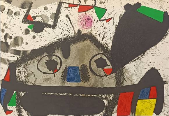 Joan Miró: litografía sin título DLM