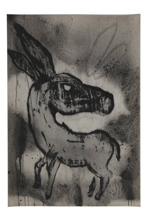 Luis Macías: técnica mixta sin título (1992)