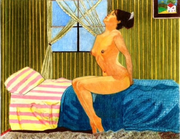 Jean Gabriel Domergue (1889-1962). Jeune femme nue (circa 1920)