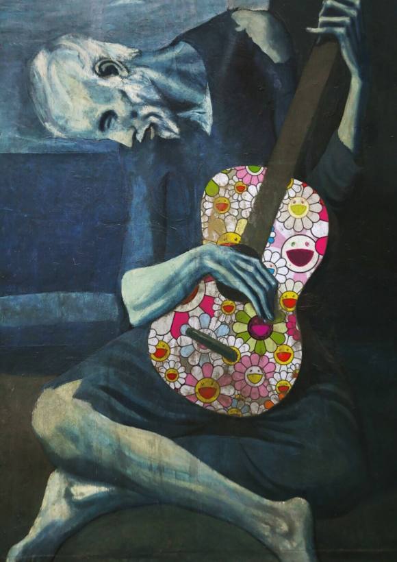 Death NYC:flower guitar.Serigrafia A/P (2020)