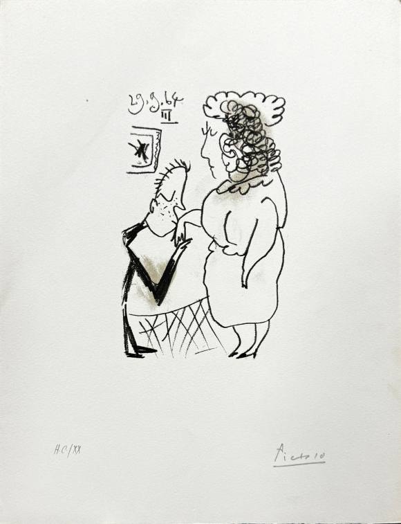 Pablo Picasso. Litografia 