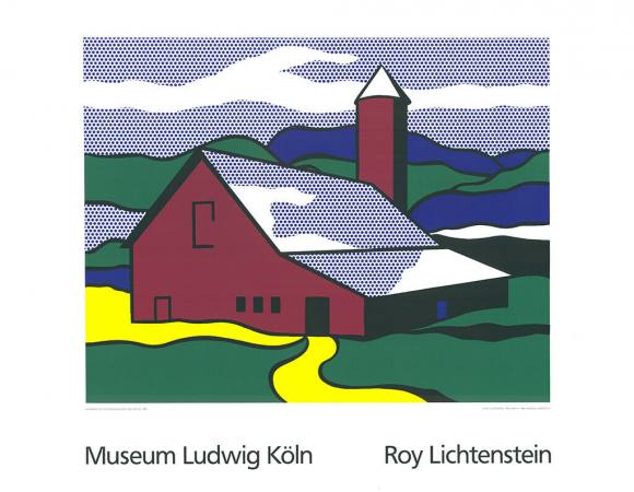 Roy lichtenstein: Red Barn II