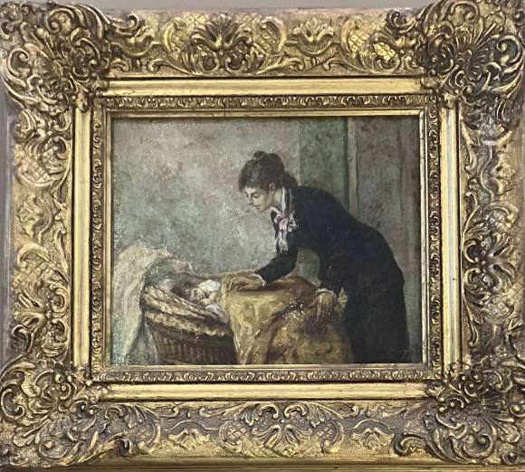 Anónimo S. XIX: óleo sin título