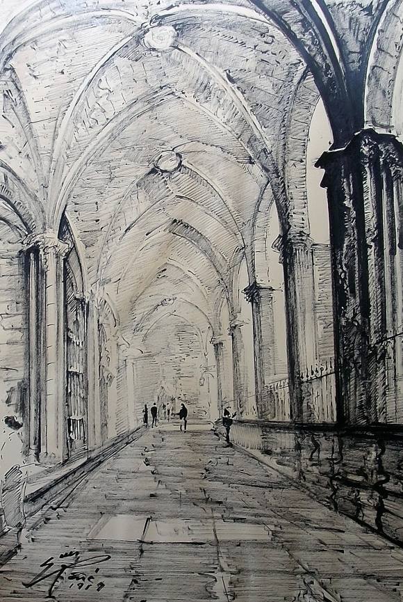 Lluís Reñé Padrisa. Dibujo a tinta 