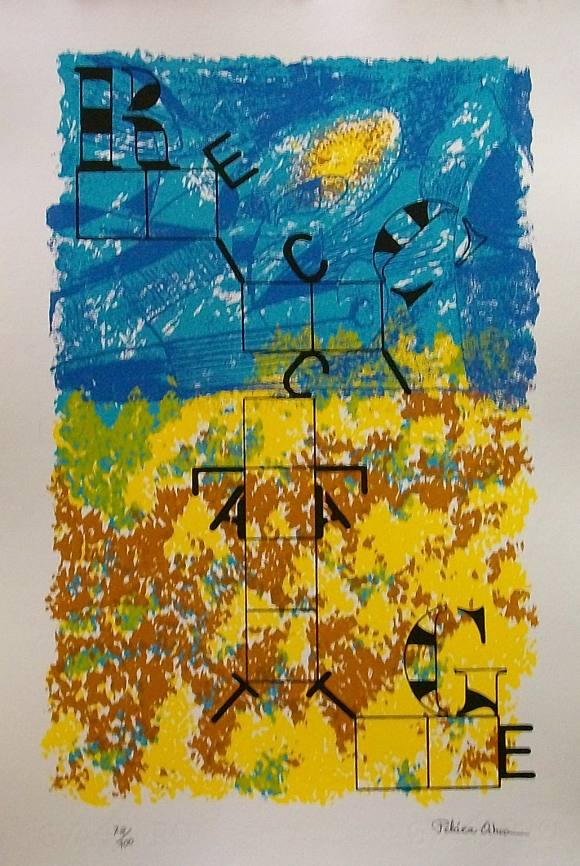 José Antonio Peláez Ochoa. Serigrafía 