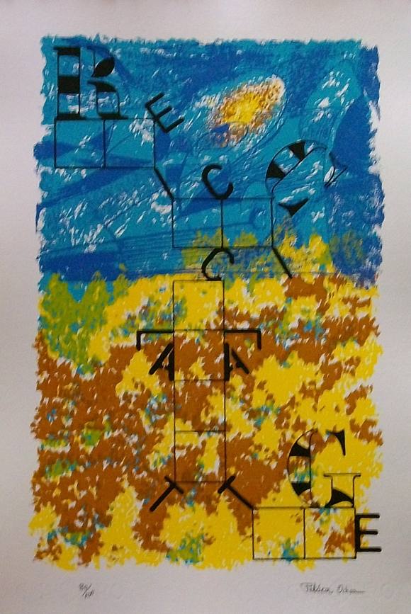 José Antonio Peláez Ochoa. Serigrafía 
