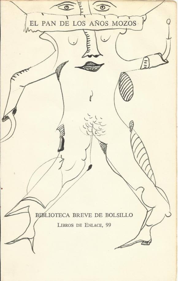 Antonio Beneyto. Dibujo a tinta sobre papel. Surrealismo. Sin firmar. 18,5x11,5 cm. 