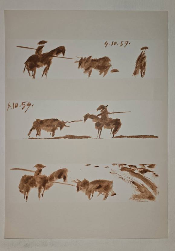 Pablo Picasso.  Suite Toros y toreros.  1961
