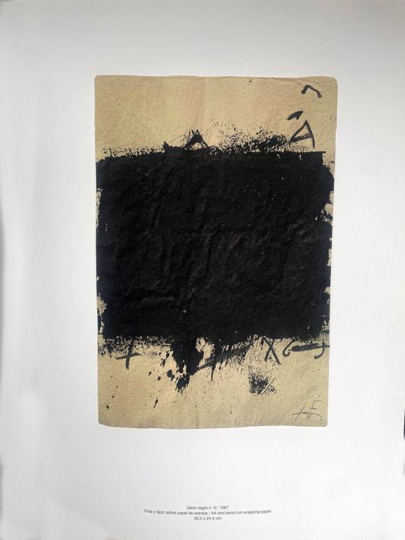 Antoni Tàpies: Sèrie Negre (2017) - Litografia IV