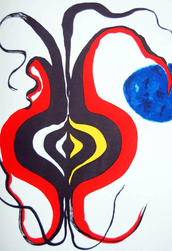 Alexander Calder - Litografia original DLM 1966