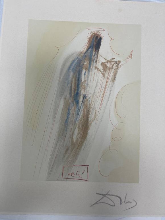 Salvador Dalí - Paraíso 1 - Ascensión de Dante y Beatriz