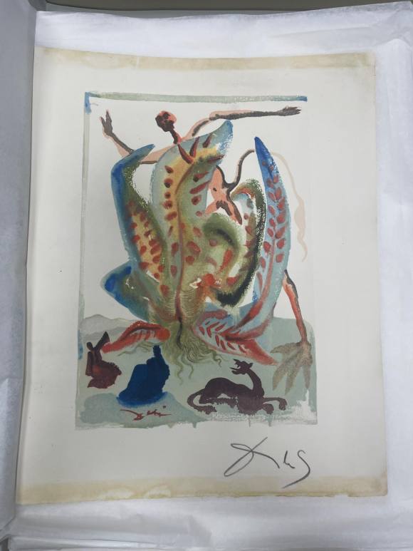 Salavdor Dalí - Infierno 13 - El bosque de los suicidas / Metamorfosis vegetal