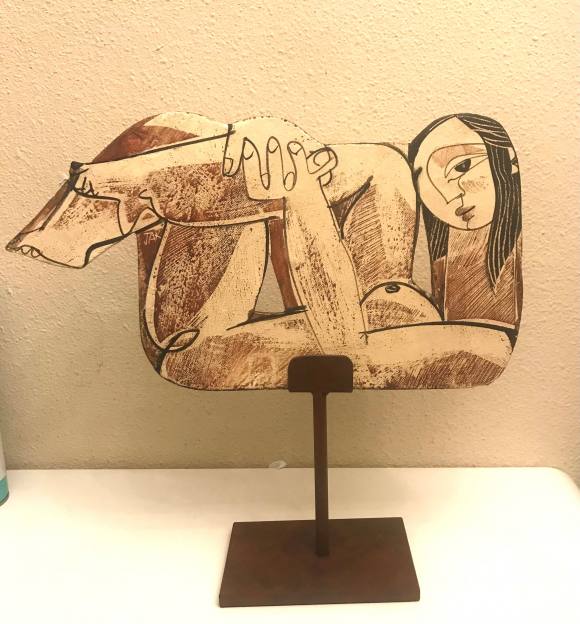 ESCULTURA DE MUJUR de JA.R 