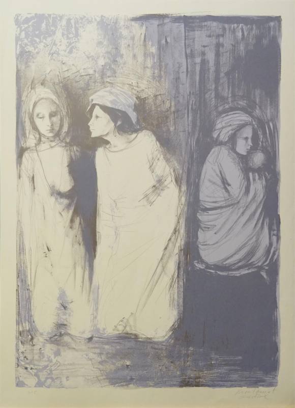 Montserrat Gudiol: untitled lithograph H.C.